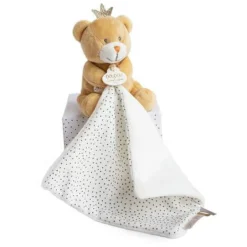 Doudou - Kleiner Prinz Bär Schmusetuch 10cm | Teddy Toys Kinderwelt