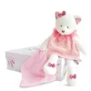 Doudou - Traumfänger Katze mit Schmusetuch 28cm | Teddy Toys Kinderwelt