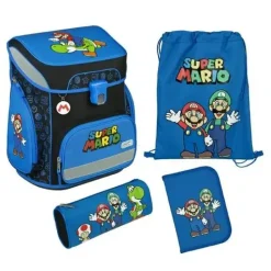 EasyFit Schulranzen Set, 5tlg.Super Mario | Teddy Toys Kinderwelt