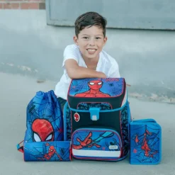 EasyFit Schulranzen Set, 5tlg.Spider-Man | Teddy Toys Kinderwelt