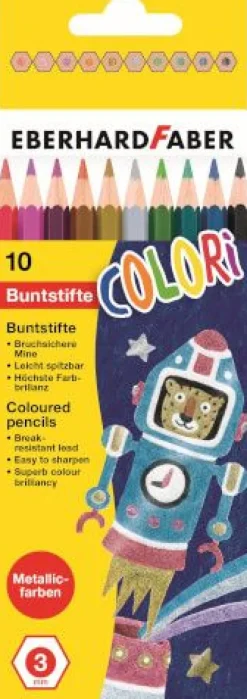 Eberhard Faber - Buntstifte Colori metallic, 10er | Teddy Toys Kinderwelt