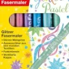 Eberhard Faber - Glitzer Fasermaler Pastell, 8er Set | Teddy Toys Kinderwelt