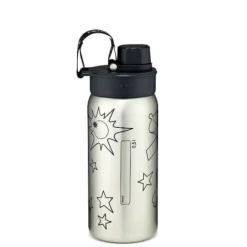 Edelstahl Trinkflasche Schwarz | Teddy Toys Kinderwelt