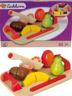 Eichhorn - Schneidebretter, Set mit Fr?chten | Teddy Toys Kinderwelt