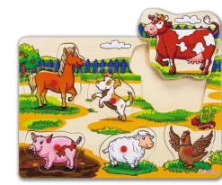 Eichhorn - Steckpuzzle aus Holz, sortiert | Teddy Toys Kinderwelt