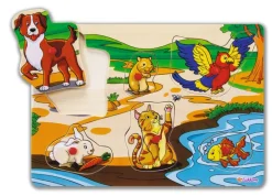 Eichhorn - Steckpuzzle aus Holz, sortiert | Teddy Toys Kinderwelt