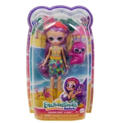 Enchantimals Puppen, Sunshine Beach Sabindra Sloth Puppe und Figu | Teddy Toys Kinderwelt