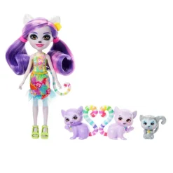 Enchantimals Puppen, Sunshine Beach Lemur Familie Puppe und Figur | Teddy Toys Kinderwelt