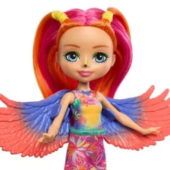 Enchantimals Puppen, Sunshine Beach Trippi Toucan Puppe und Figur | Teddy Toys Kinderwelt