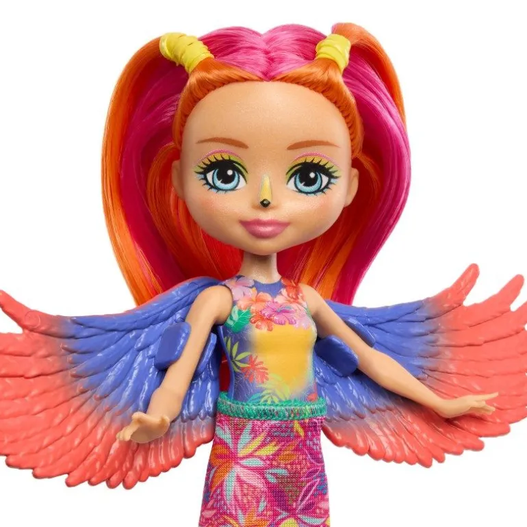 Enchantimals Puppen, Sunshine Beach Trippi Toucan Puppe und Figur | Teddy Toys Kinderwelt