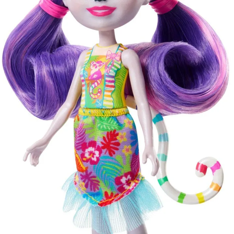 Enchantimals Puppen, Sunshine Beach Lemur Familie Puppe und Figur | Teddy Toys Kinderwelt