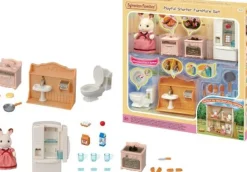 EPOCH Sylvanian Families 5449 Einrichtung Komplett Set für Starte | Teddy Toys Kinderwelt