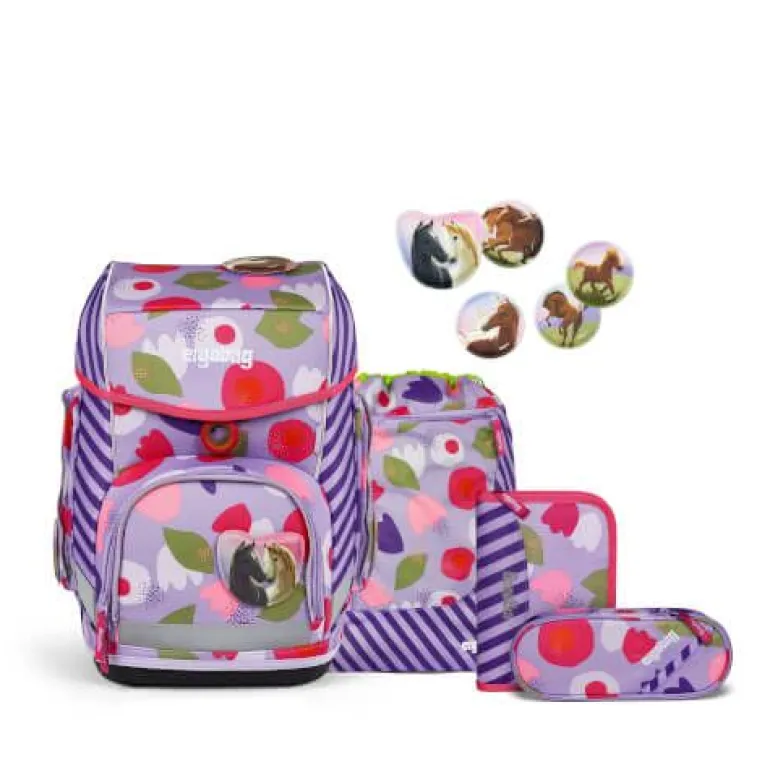 ergobag cubo-set - BlütenzauBär, 5-teilig | Teddy Toys Kinderwelt