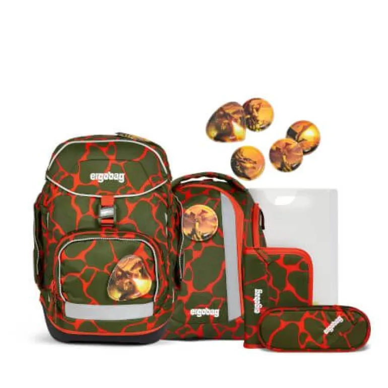 ergobag pack-set - FeuerspeiBär, 6-teilig | Teddy Toys Kinderwelt