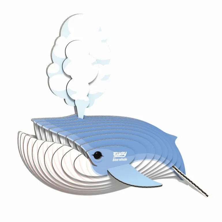 Eugy: 3D Bastelset Blauwal | Teddy Toys Kinderwelt