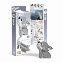 Eugy: 3D Bastelset Wolf | Teddy Toys Kinderwelt