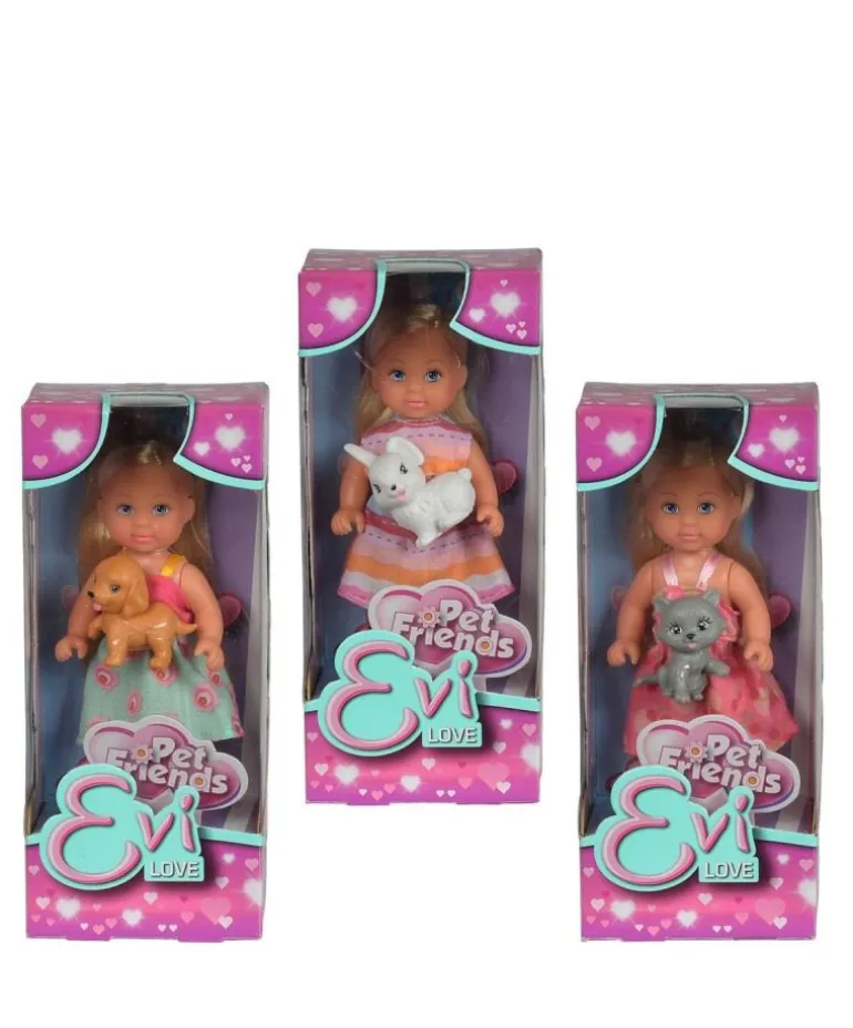 Evi Love Pet Friends, 3-sortiert. | Teddy Toys Kinderwelt