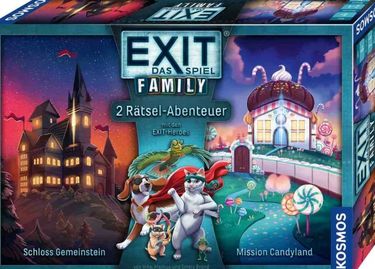 EXIT® - Das Spiel - Family: Schloss Gemeinstein/Mission Candyland | Teddy Toys Kinderwelt