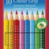Faber-Castell - Colour Grip radierbare Buntstifte, 10er Set | Teddy Toys Kinderwelt