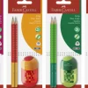 Faber-Castell - Grip 2001 Two Tone Graphitstift-Set, HB, 3-teilig | Teddy Toys Kinderwelt
