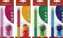 Faber-Castell - Grip 2001 Two Tone Graphitstift-Set, HB, 3-teilig | Teddy Toys Kinderwelt