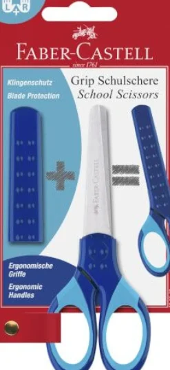 Faber-Castell - Schulschere Grip, blau | Teddy Toys Kinderwelt