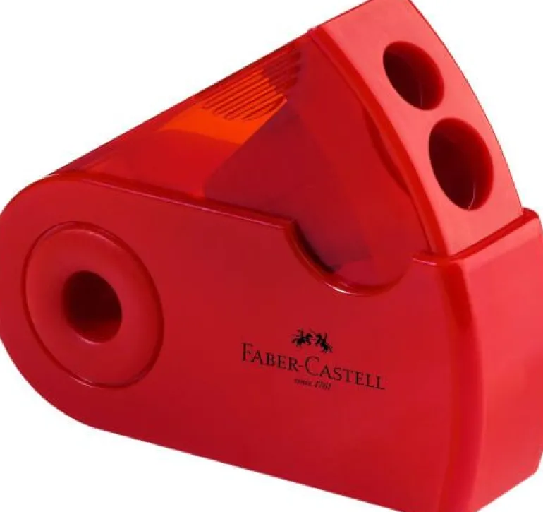 Faber-Castell - Spitzer Doppelspitzdose SLEEVE, sortiert | Teddy Toys Kinderwelt