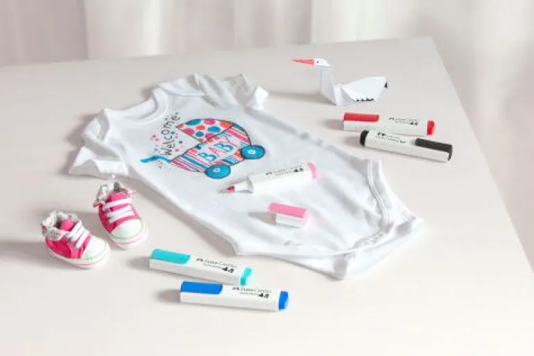 Faber-Castell - Textilmarker, 5er Set | Teddy Toys Kinderwelt