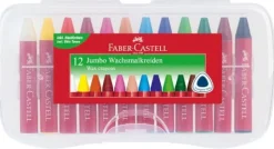 Faber-Castell - Wachsmalkreide Jumbo, 12er Set | Teddy Toys Kinderwelt