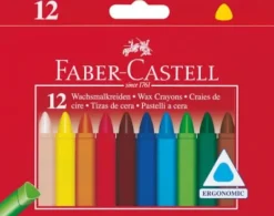 Faber-Castell - Wachsmalkreiden, 12er Set | Teddy Toys Kinderwelt