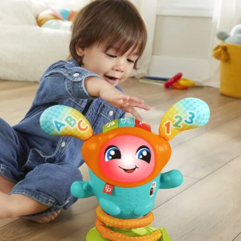 Fisher-Price® - DJ Hüpfi, Lernspielzeug mit Musik für Babys | Teddy Toys Kinderwelt