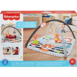 Fisher-Price® - Tierfreunde Kontrast-Spieldecke | Teddy Toys Kinderwelt