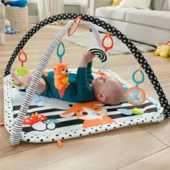 Fisher-Price® - Tierfreunde Kontrast-Spieldecke | Teddy Toys Kinderwelt