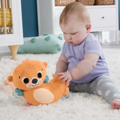Fisher-Price 2-in-1 Wippender Otter zum esielen in der Bauchlage, | Teddy Toys Kinderwelt