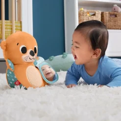 Fisher-Price 2-in-1 Wippender Otter zum esielen in der Bauchlage, | Teddy Toys Kinderwelt