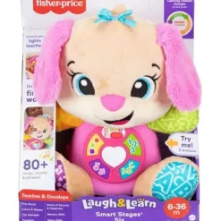 Fisher-Price Lernspaß Smart Stages Plüsch-Hundefreundin für Babys | Teddy Toys Kinderwelt