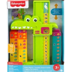 Fisher-Price Mein Zahlen-Krokodil Lernspielzeug mit 10 Stapelblöc | Teddy Toys Kinderwelt
