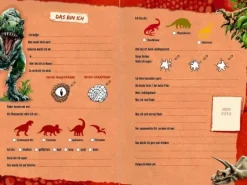 Freundebuch: Meine Freunde (m.Wendepailletten) T-Rex World | Teddy Toys Kinderwelt