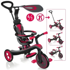 GLOBBER - EXPLORER TRIKE 4 in 1 rot | Teddy Toys Kinderwelt