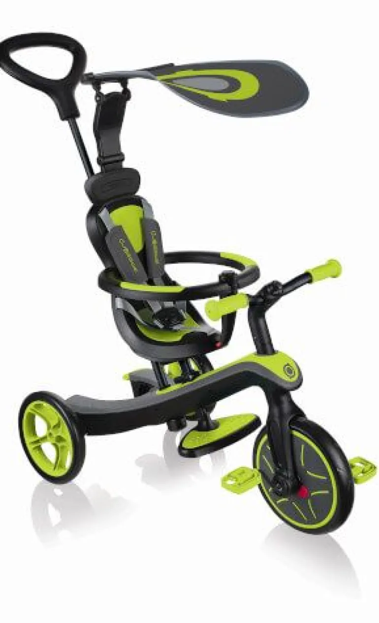 GLOBBER EXPLORER TRIKE 4in1 lime grün | Teddy Toys Kinderwelt