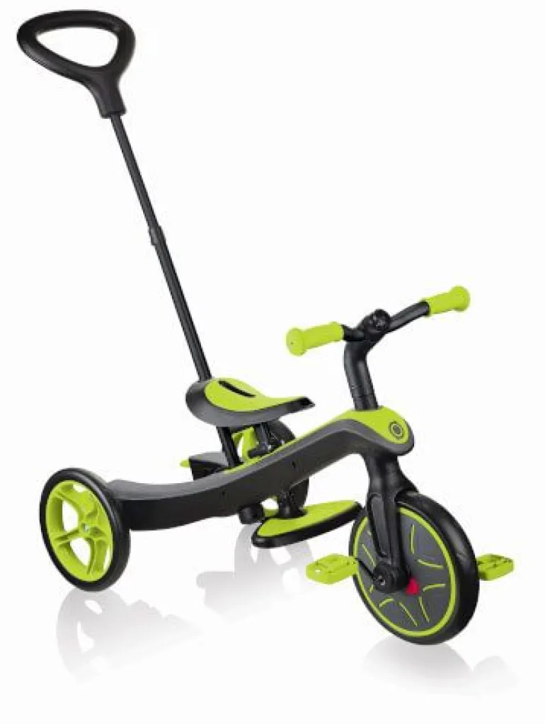 GLOBBER EXPLORER TRIKE 4in1 lime grün | Teddy Toys Kinderwelt