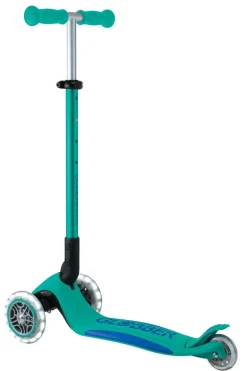 GLOBBER PRIMO FOLDABLE PLUS LIGHTS türkis-dunkelblau, mit Leuchtr | Teddy Toys Kinderwelt