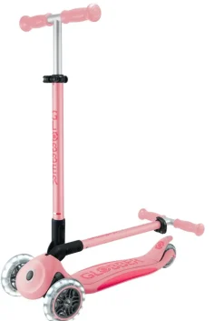 GLOBBER PRIMO FOLDABLE PLUS LIGHTS pastellrosa-pink, mit Leuchtro | Teddy Toys Kinderwelt