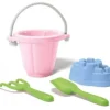 Greentoys - Sandspielzeug 4 Teile mit rosa Eimer | Teddy Toys Kinderwelt