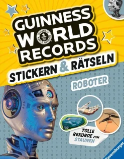 Guinness World Records - Stickern und Rätseln - Roboter, 48951 | Teddy Toys Kinderwelt