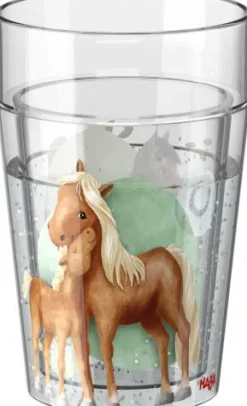HABA Glitzerbecher Pferde | Teddy Toys Kinderwelt