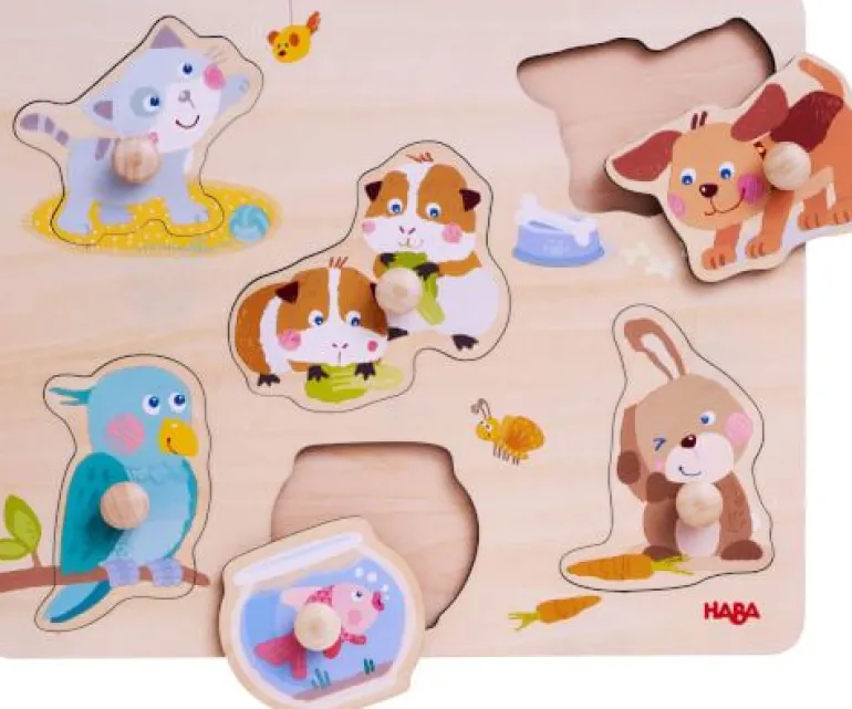 HABA Greifpuzzle - Haustiere | Teddy Toys Kinderwelt