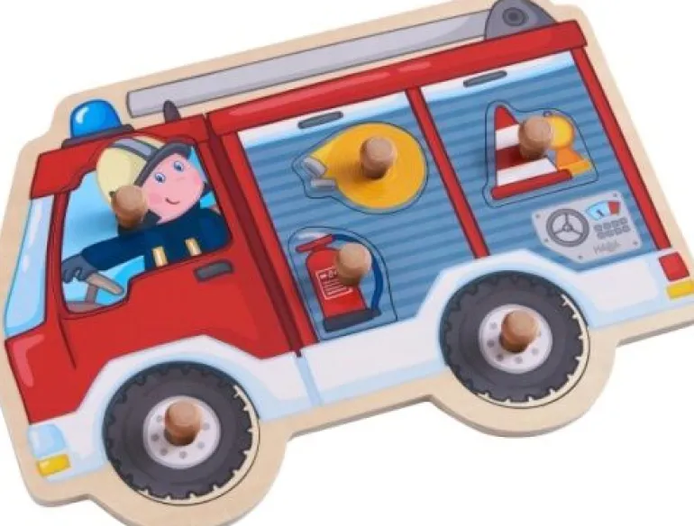 Haba Greifpuzzle Feuerwehrauto | Teddy Toys Kinderwelt