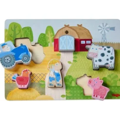 HABA Holzpuzzle - Auf dem Bauernhof | Teddy Toys Kinderwelt