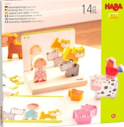 HABA Holzspielzeug - Stapelspielzeug Bauernhof | Teddy Toys Kinderwelt